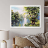 Landscape - Lake In The Forest Summer Day