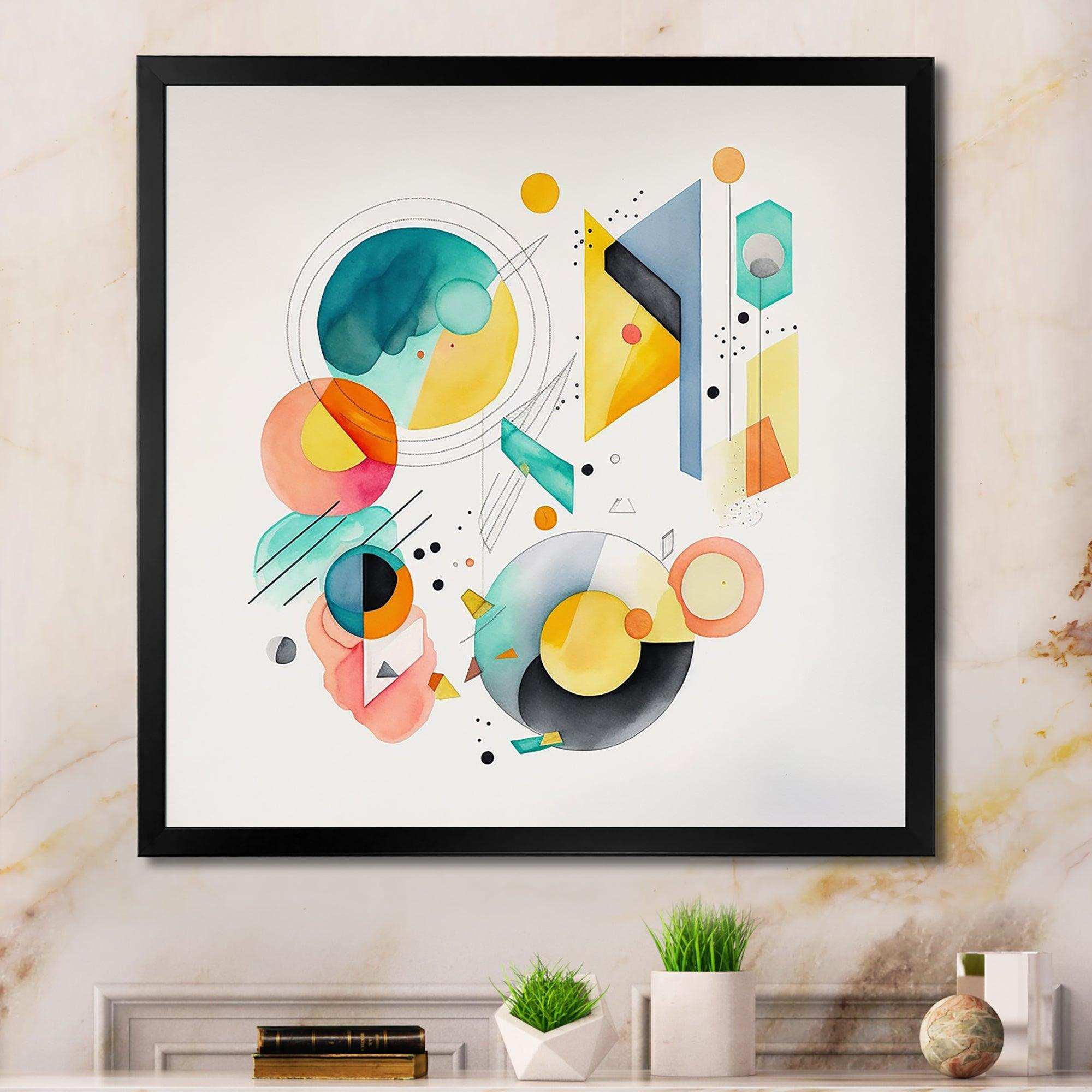 Multi-Color Circular Abstract I