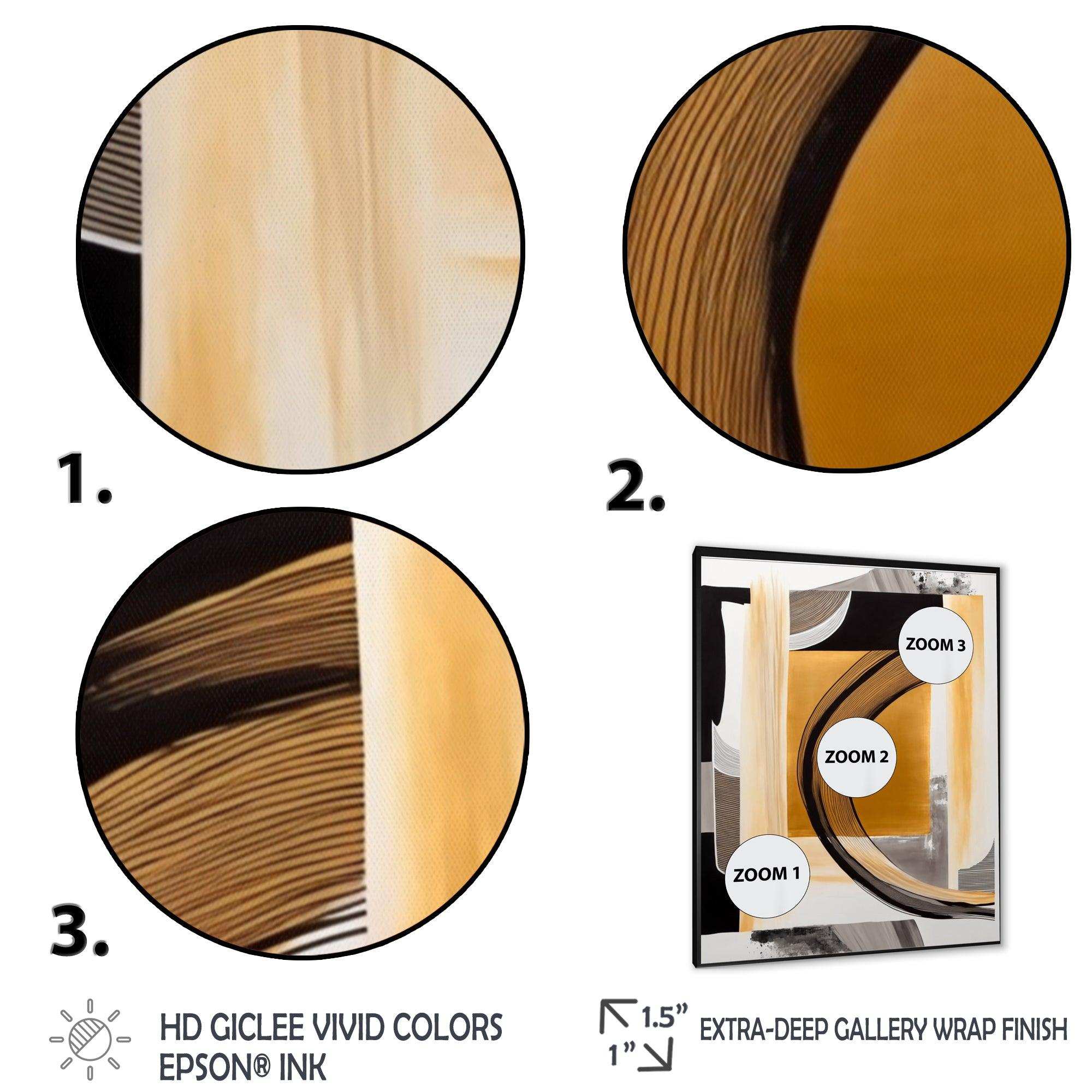 Glam Art Deco Abstract III