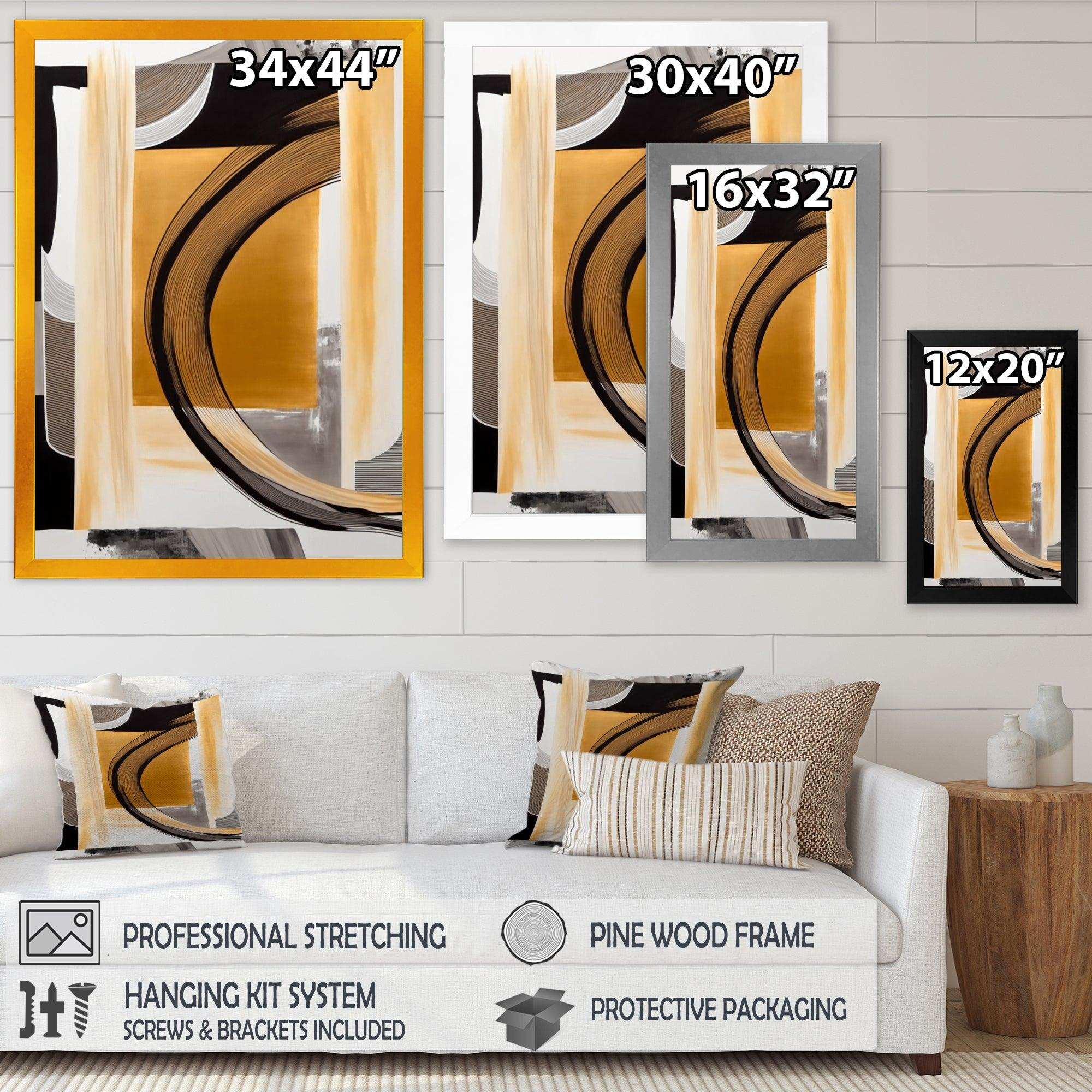 Glam Art Deco Abstract III