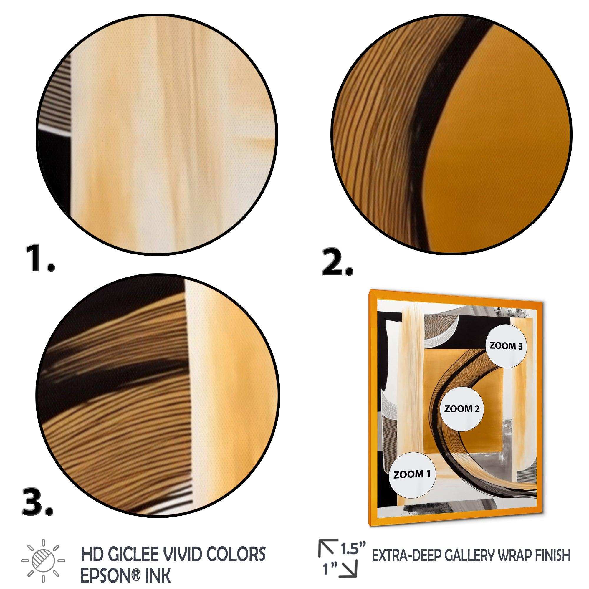 Glam Art Deco Abstract III