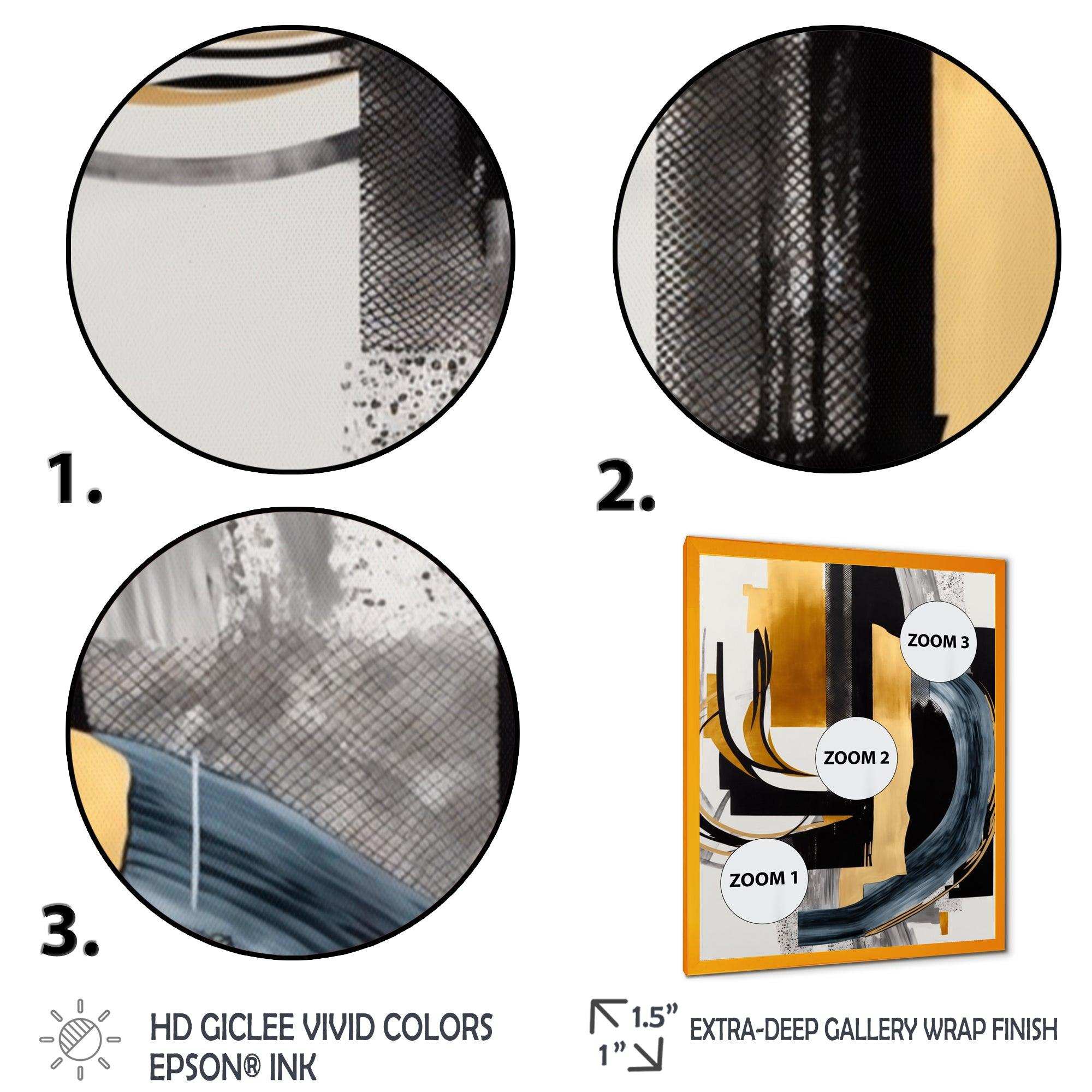 Glam Gold And Black Expression II