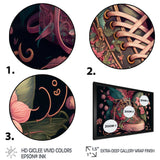 Floral Pink Sneakers Art I