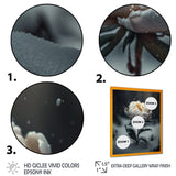 A Blooming White Peony Flower In Winter II Framed Print Vibrant Gold - 1.5Width