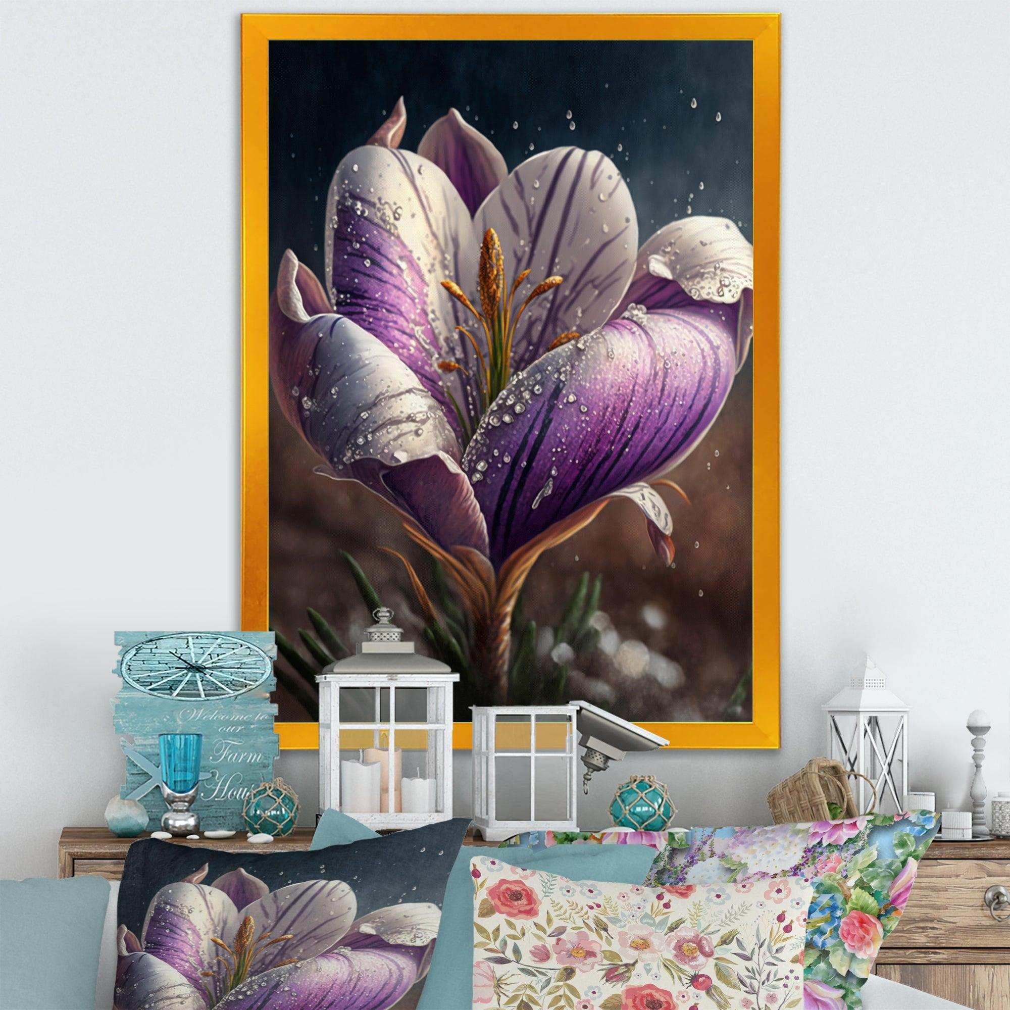 Blooming Crocus I
