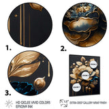 Blue And Gold Camellia I