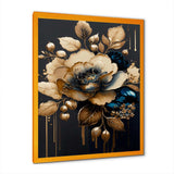 Blue And Gold Camellia I