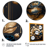 Blue And Gold Camellia I