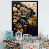 Blue And Gold Camellia II