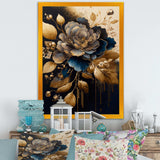 Blue And Gold Camellia II