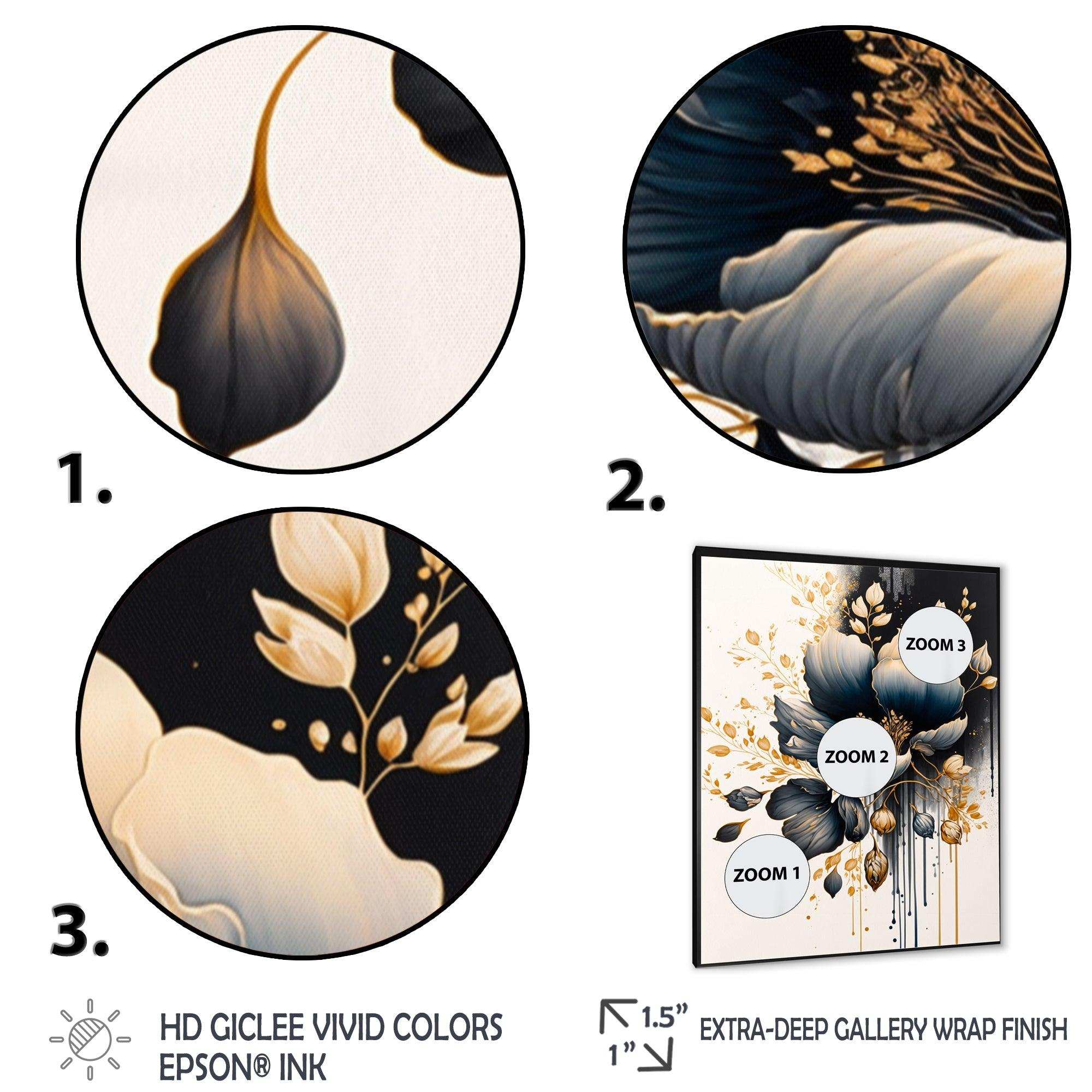 Blue And Gold Crocus Bunch II