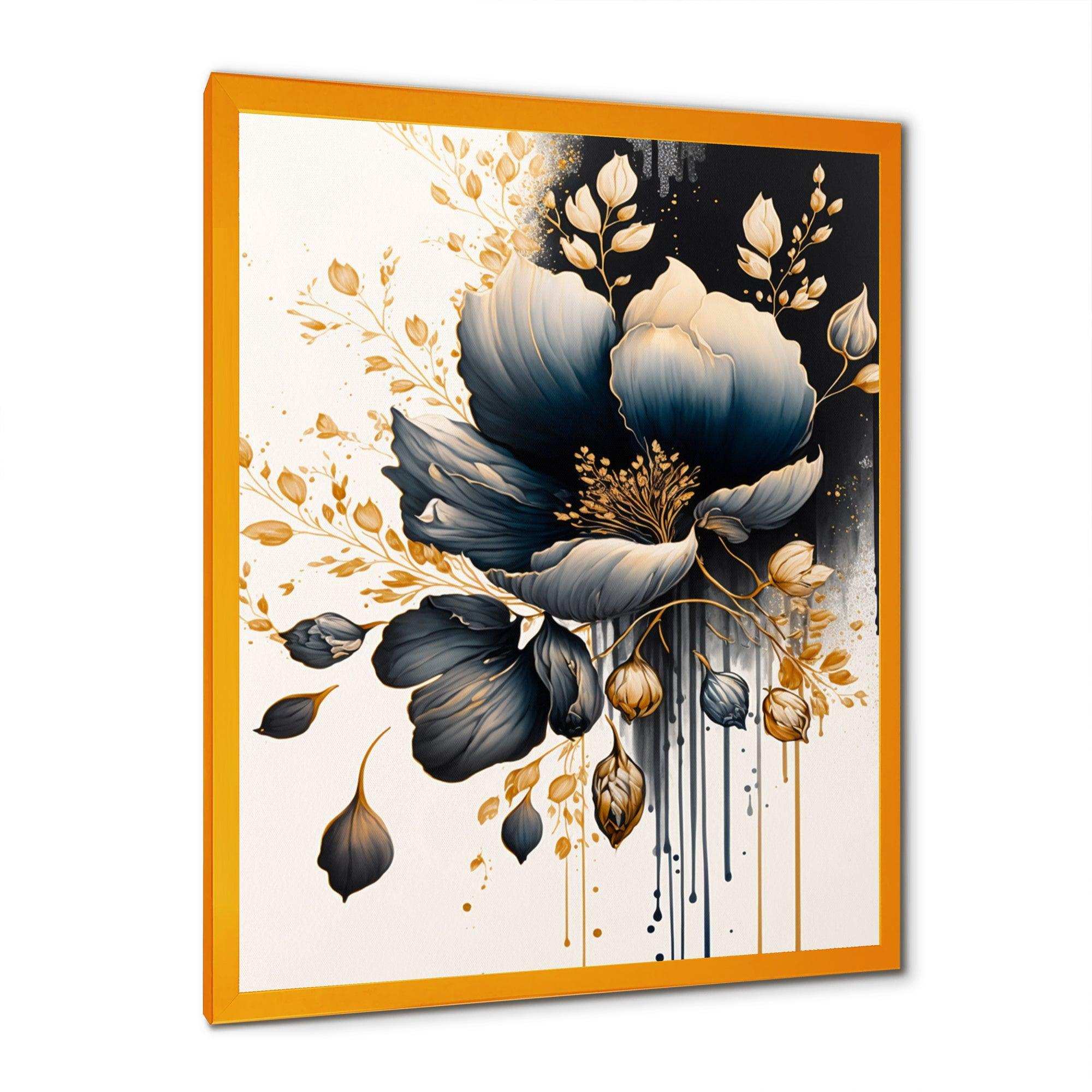 Blue And Gold Crocus Bunch II