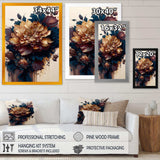 Burgundy And Blue Dahlia Bunch II