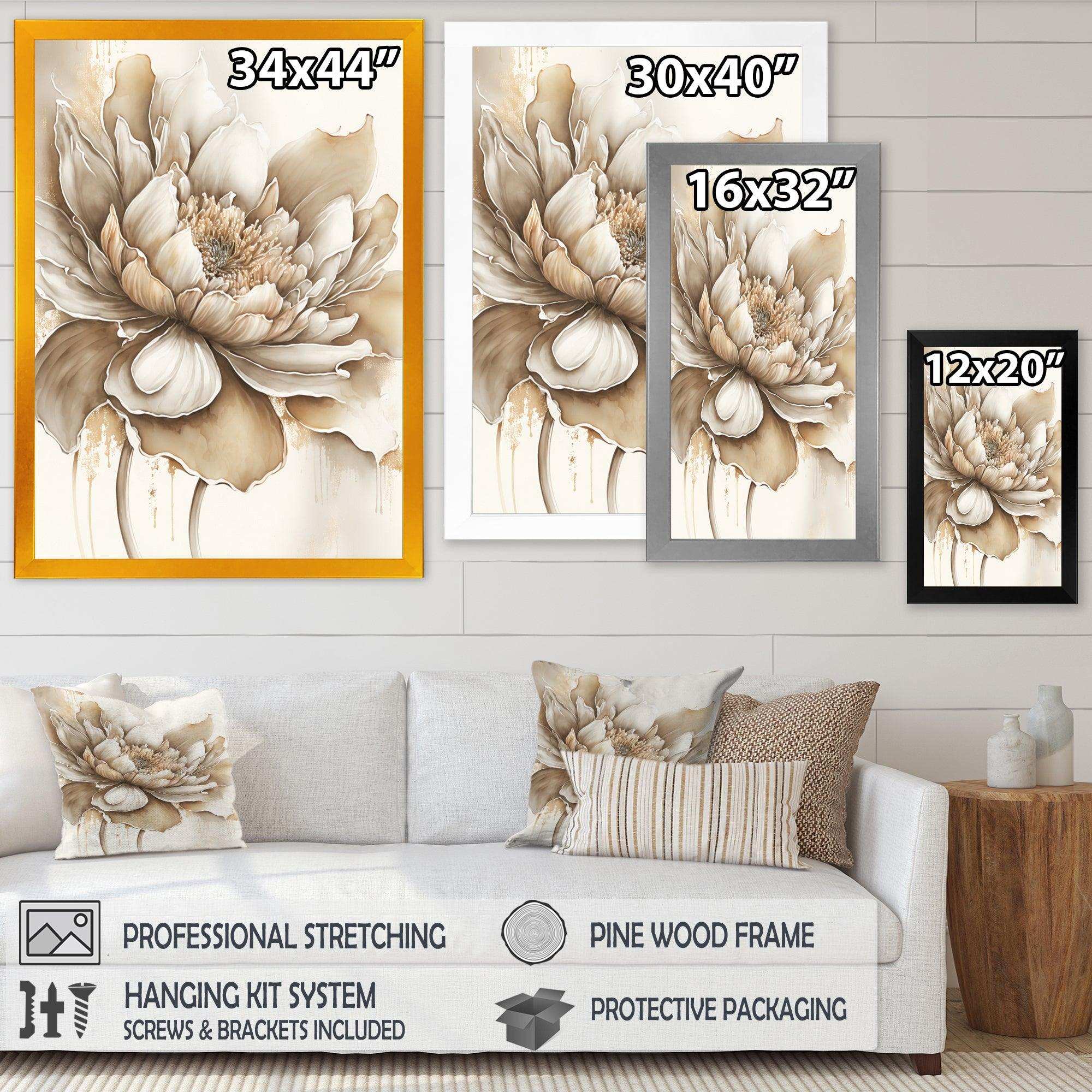 Indigold Beige Flower III