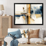 Modern Blue And Gold Abstract IV