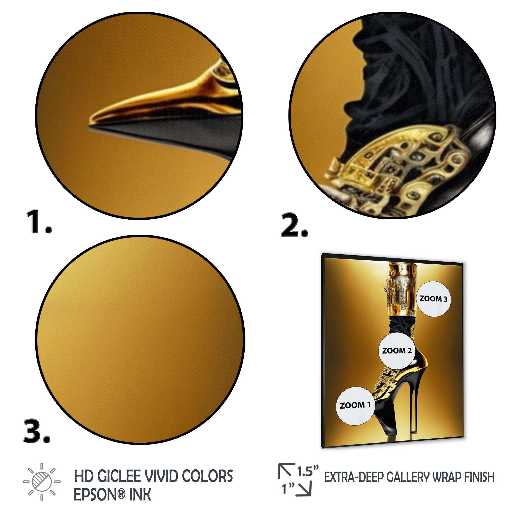 Golden Mechanic High Heel VI