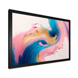 Pink And Gold Waves