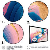 Pink And Gold Waves