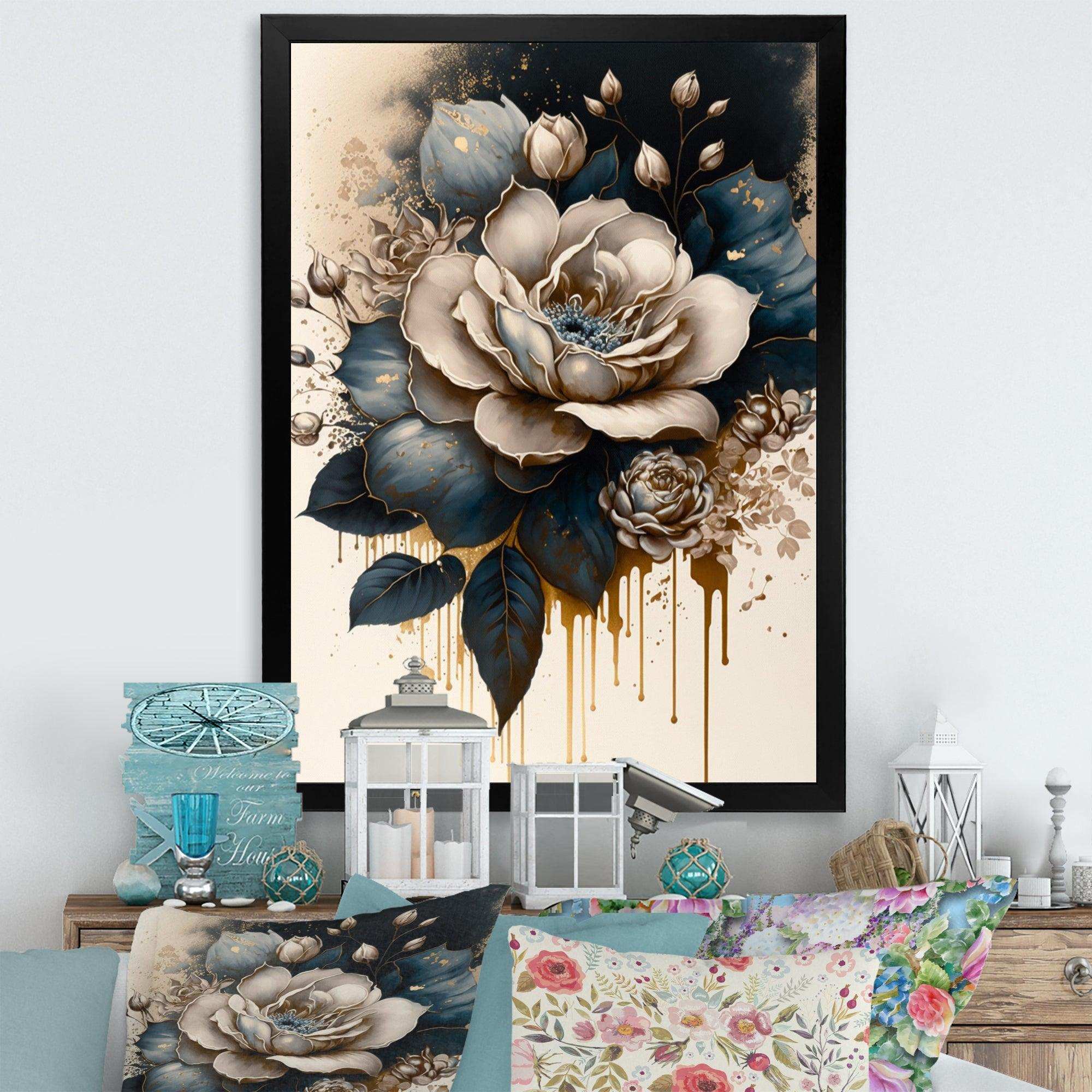 Black And White Rose Design III