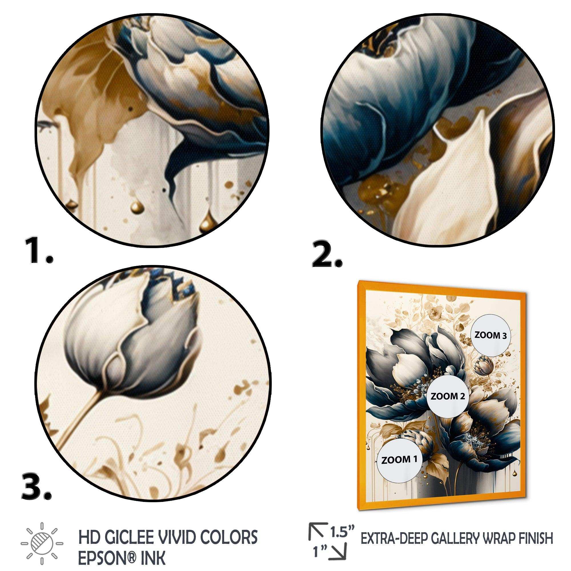 Black And White Watercolor Roses I