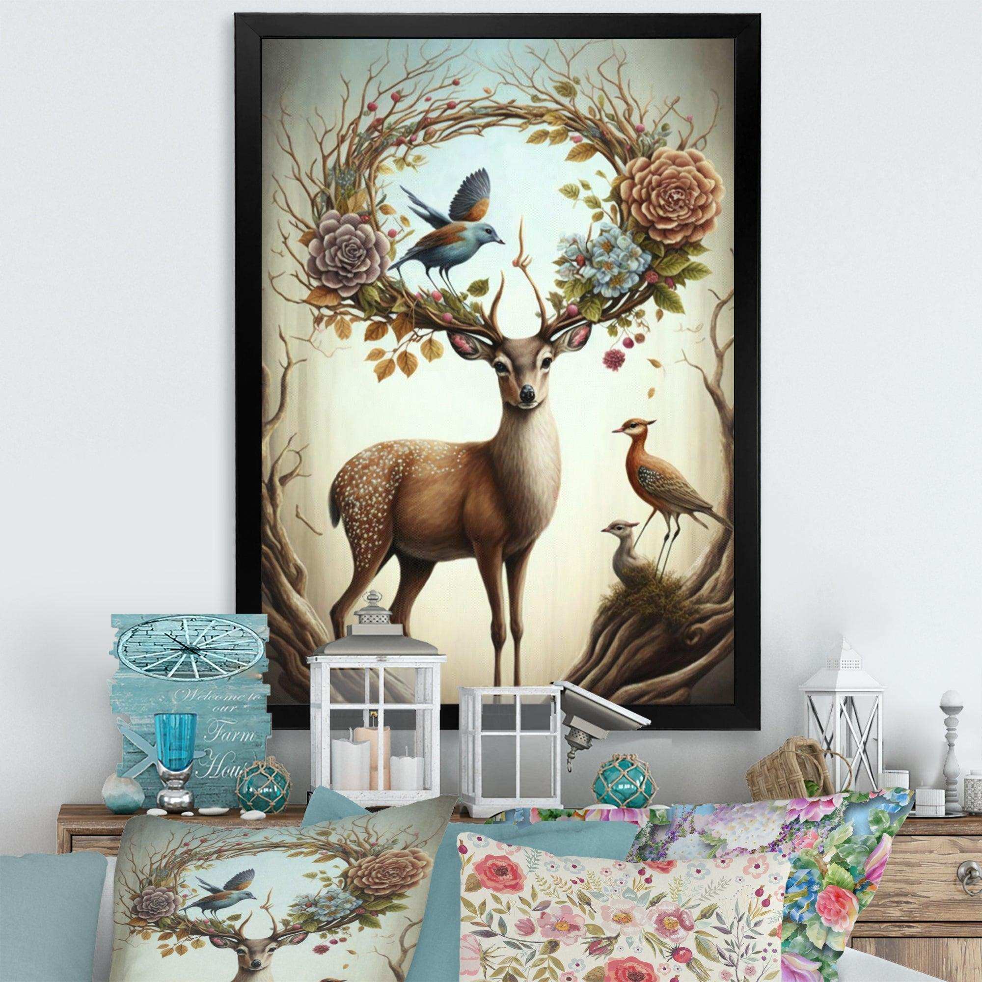 Deer With Blooming Antlers IV