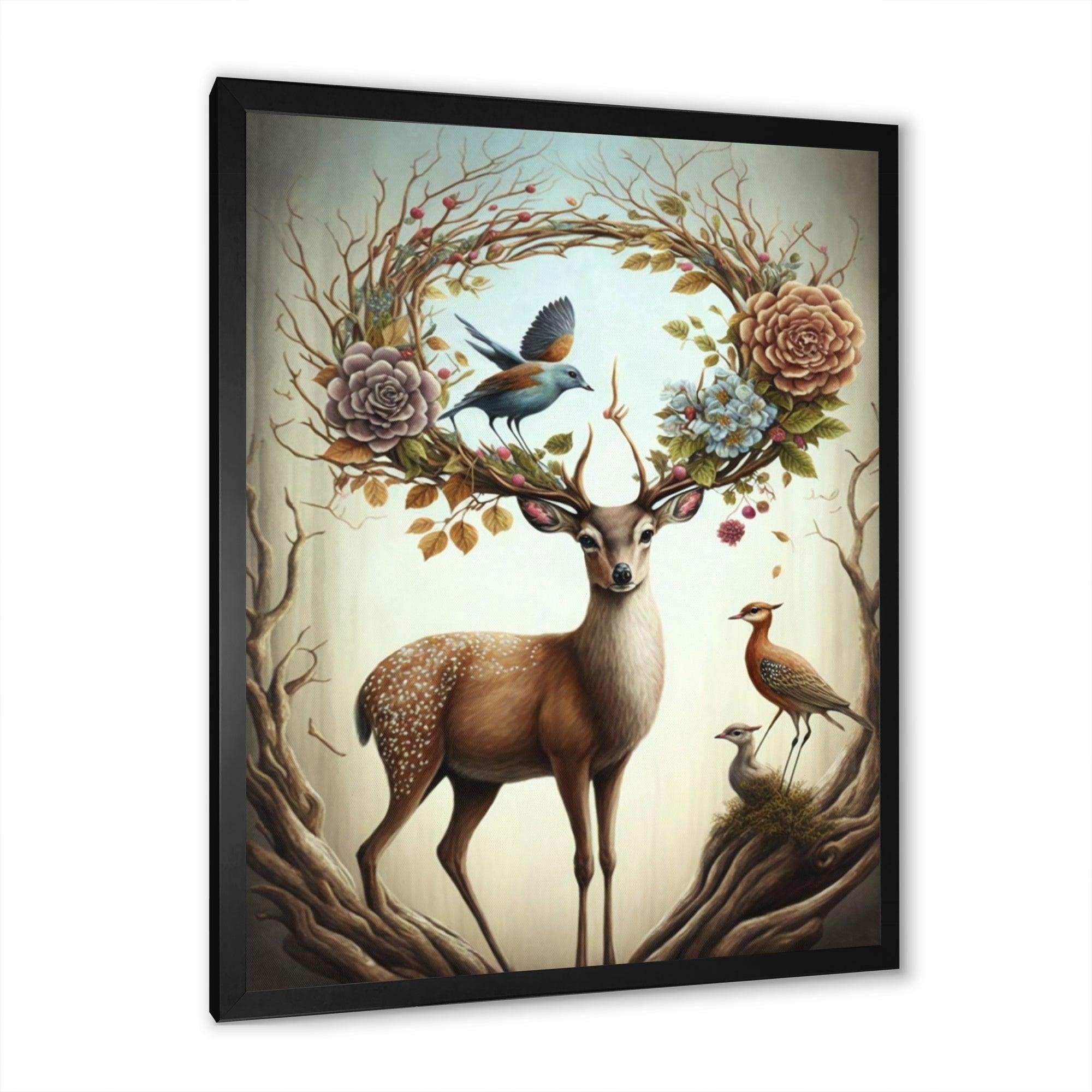 Deer With Blooming Antlers IV