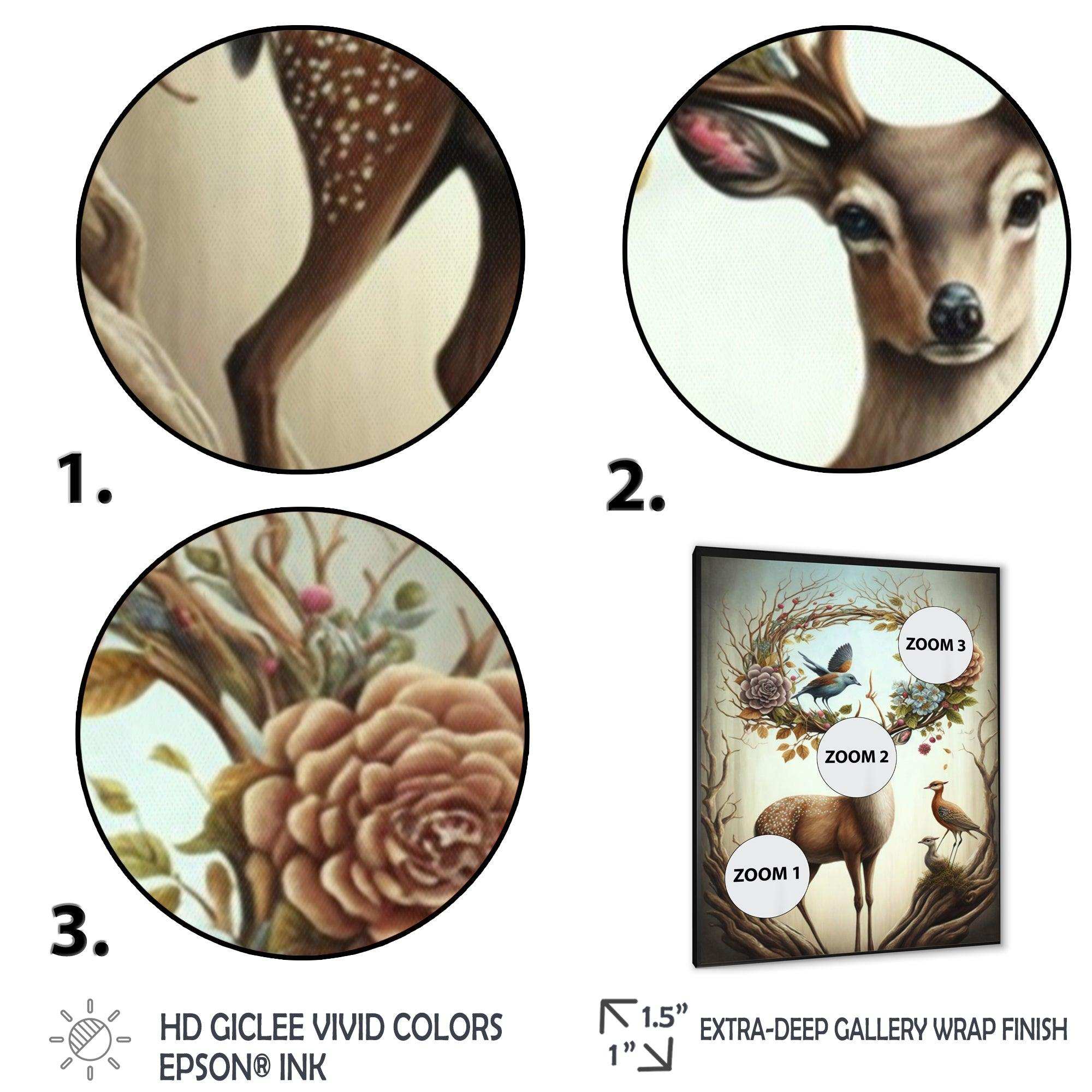 Deer With Blooming Antlers IV