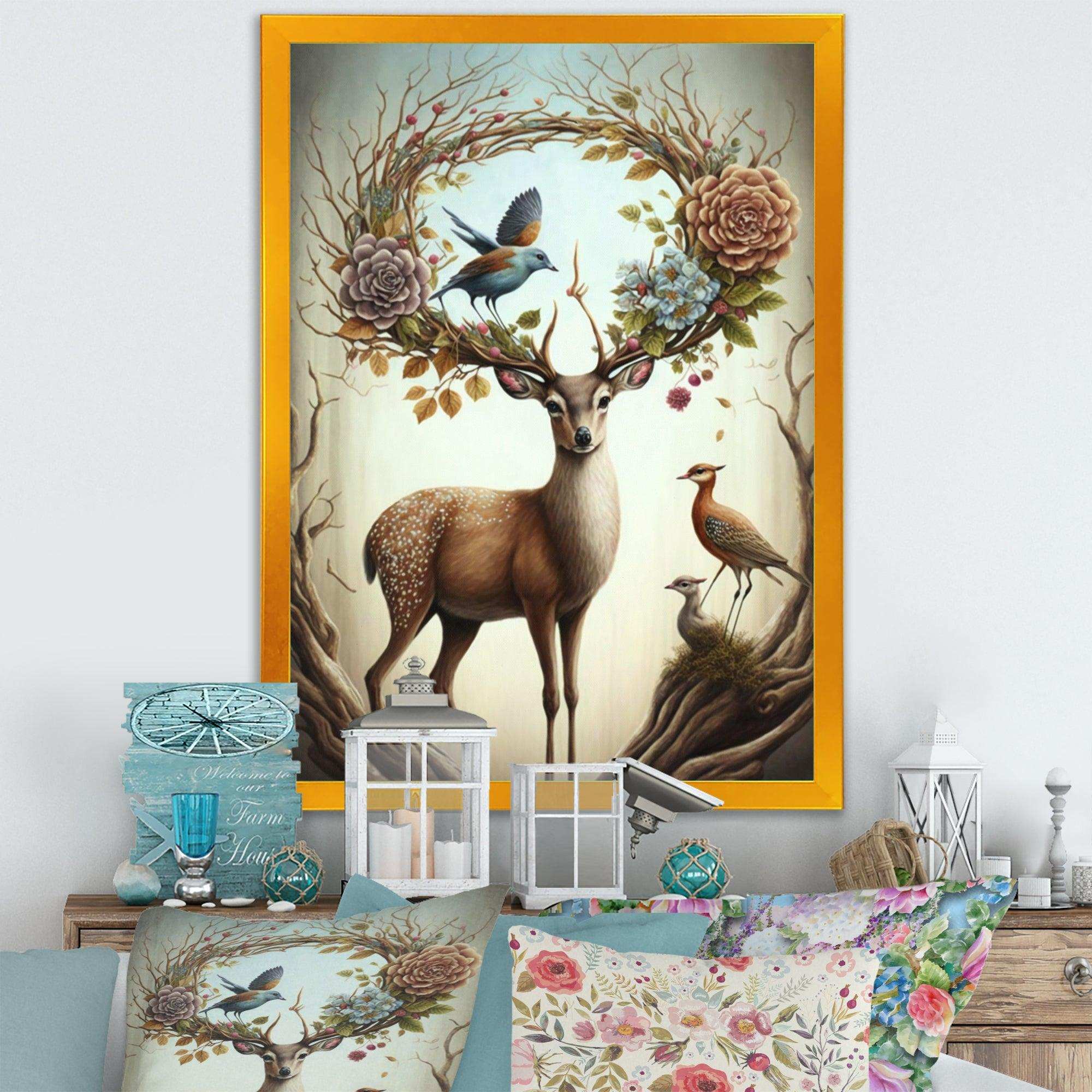 Deer With Blooming Antlers IV