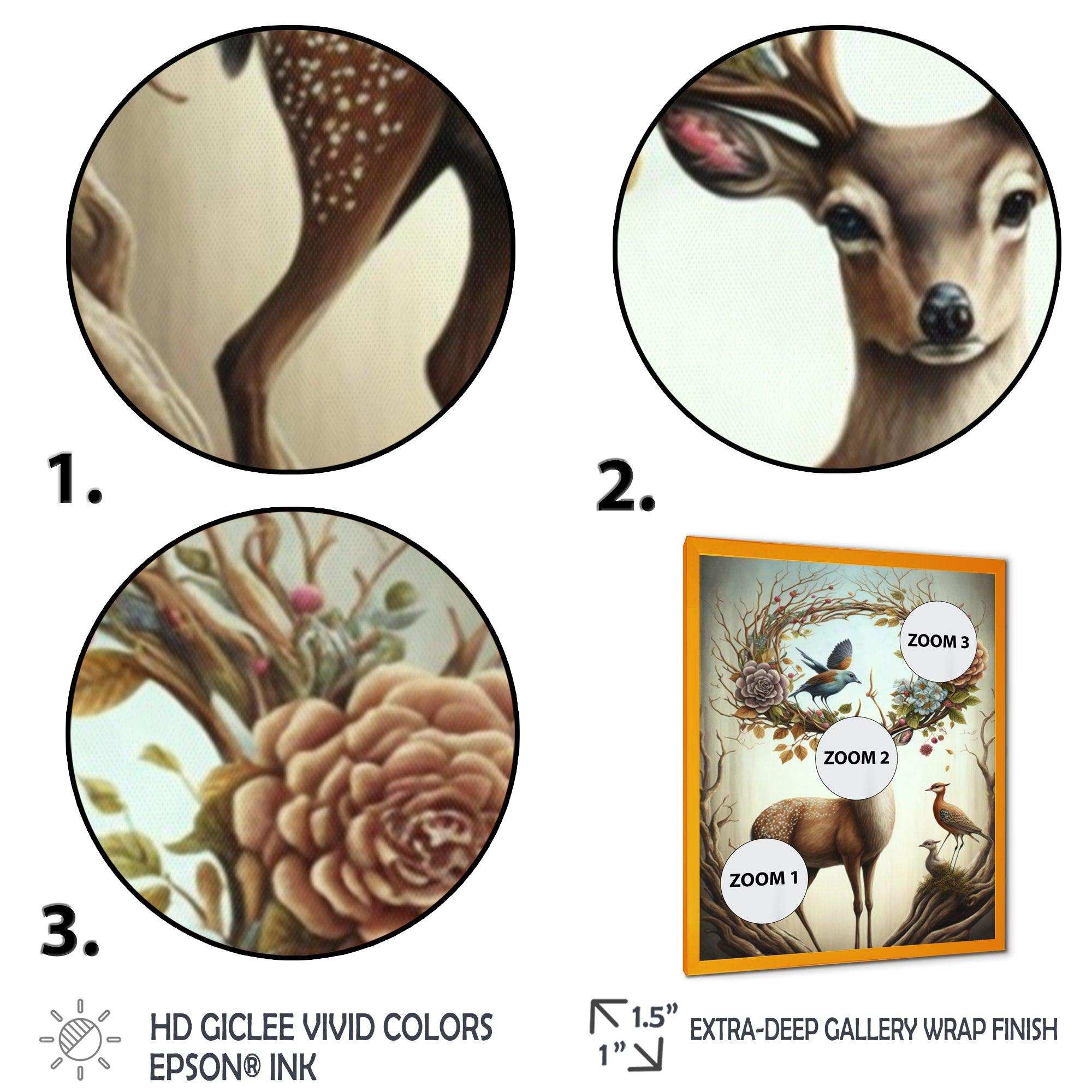 Deer With Blooming Antlers IV