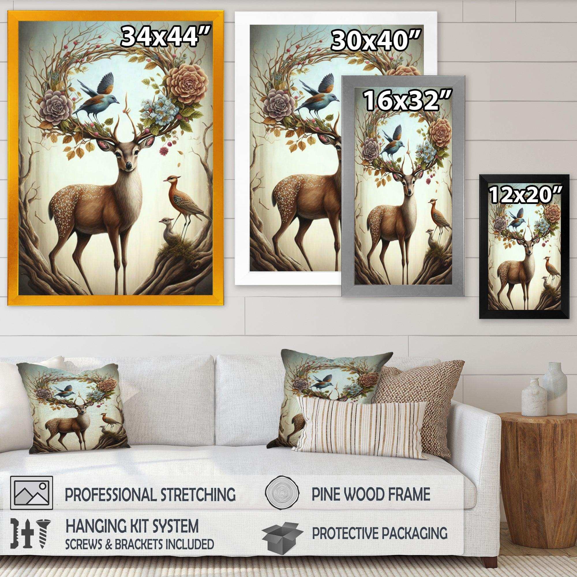 Deer With Blooming Antlers IV