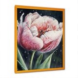 Blooming Tulip Flowers Watercolor I