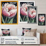 Blooming Tulip Flowers Watercolor I
