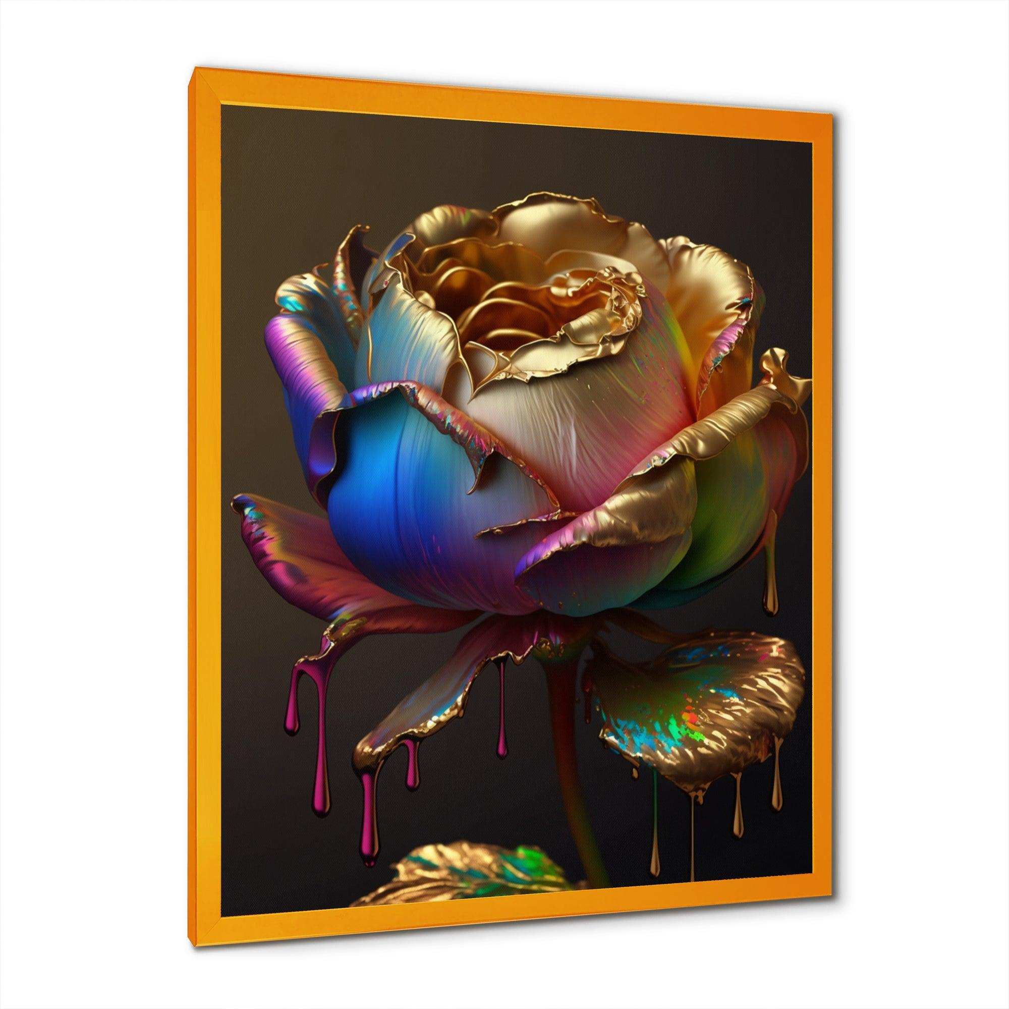 Rainbow Peony Liquid Gold Drips Hyper IV