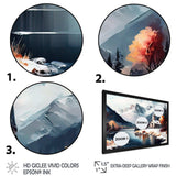 Monochome Yellow And Grey Farm VII