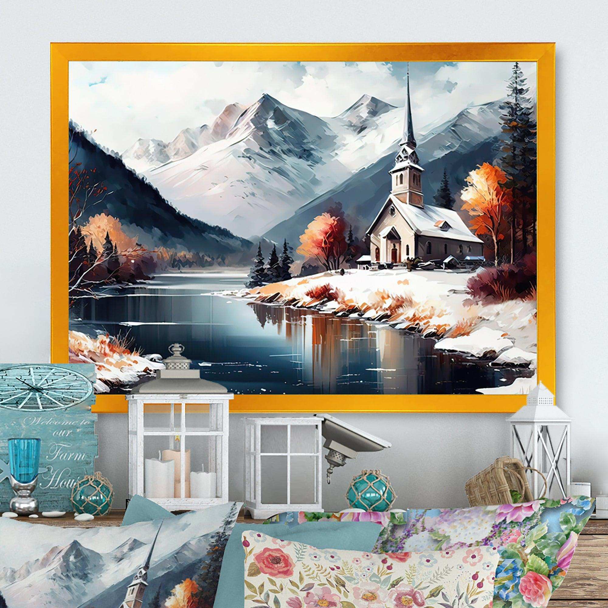 Monochome Yellow And Grey Farm VII