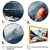 Monochome Yellow And Grey Farm VII