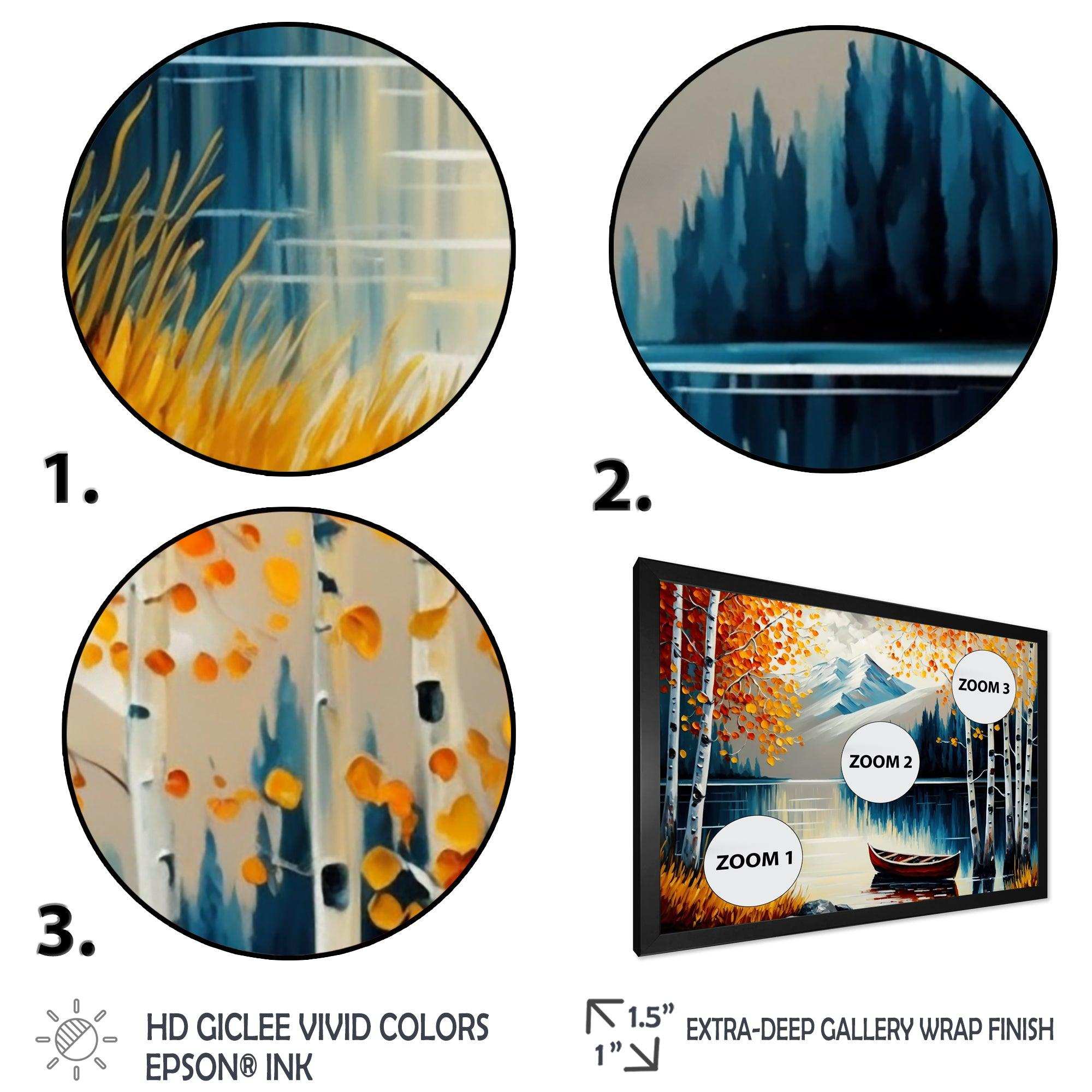 Canoe On A Lake In Fall I