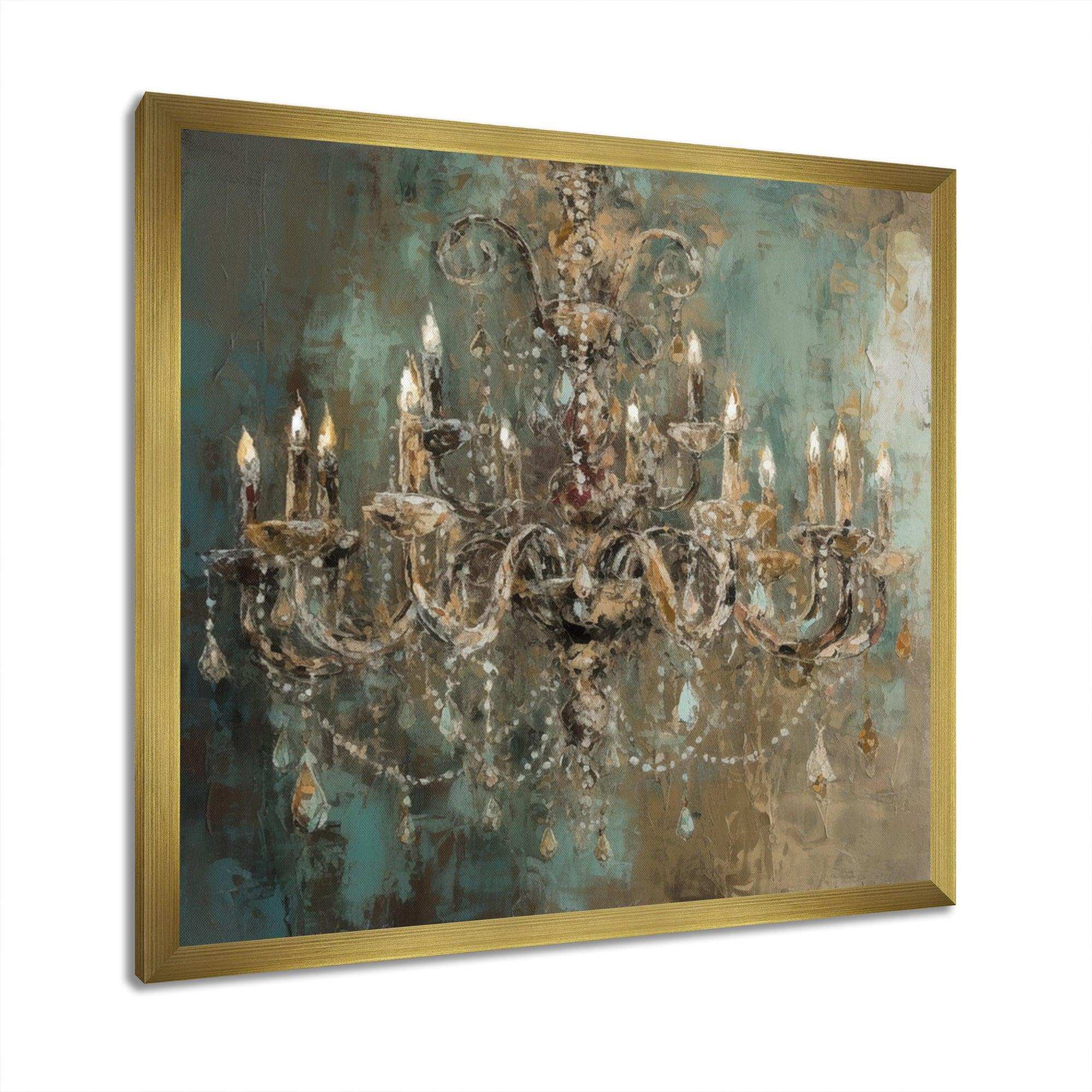 Grand Chandelier Showcase III - Fashion Canvas Wall Art