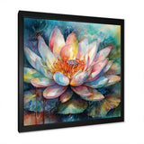Pink Lotus Floral Dreams II - Floral Canvas Wall Art