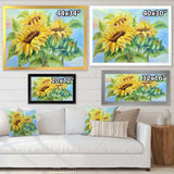 Three Sunflowers