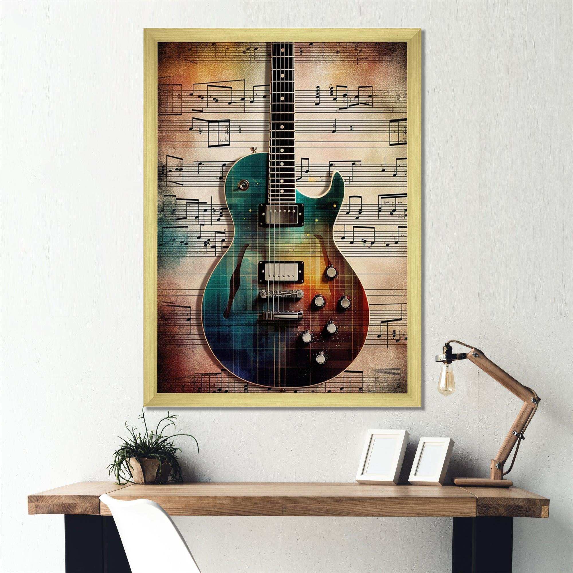 Playing To The Melody - Music Canvas Wall Art