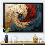 Spiral Symphony - Abstract Canvas Wall Art