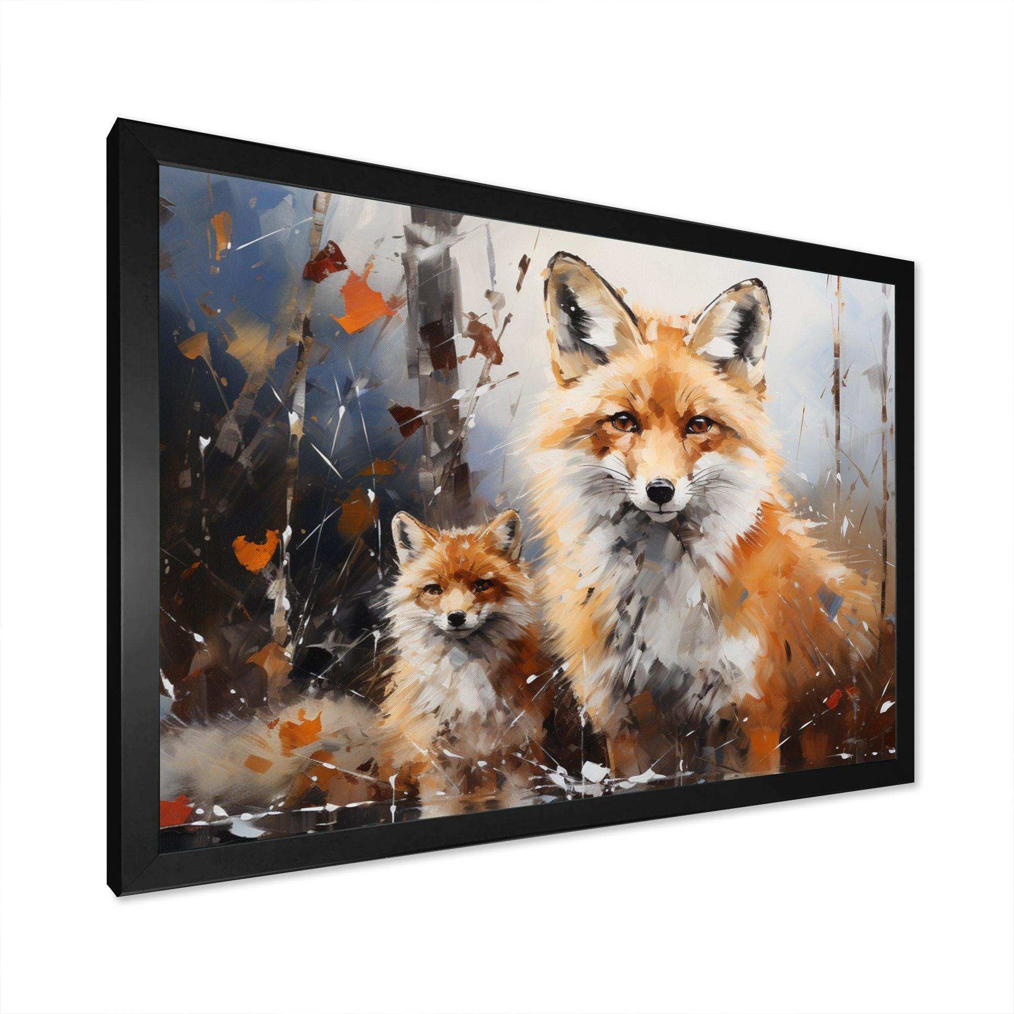Animal Rusty Red Fox - Animals Canvas Wall Art