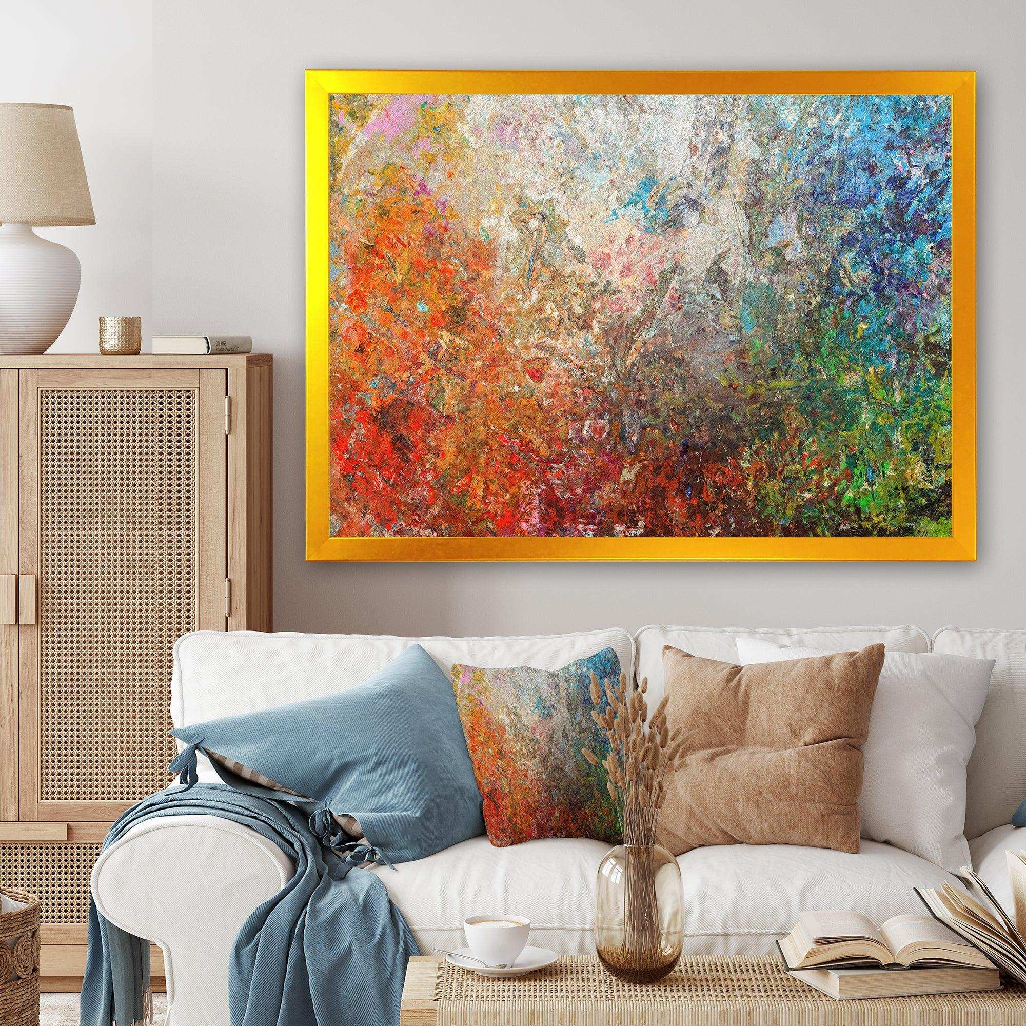 Board Stained Abstract Art