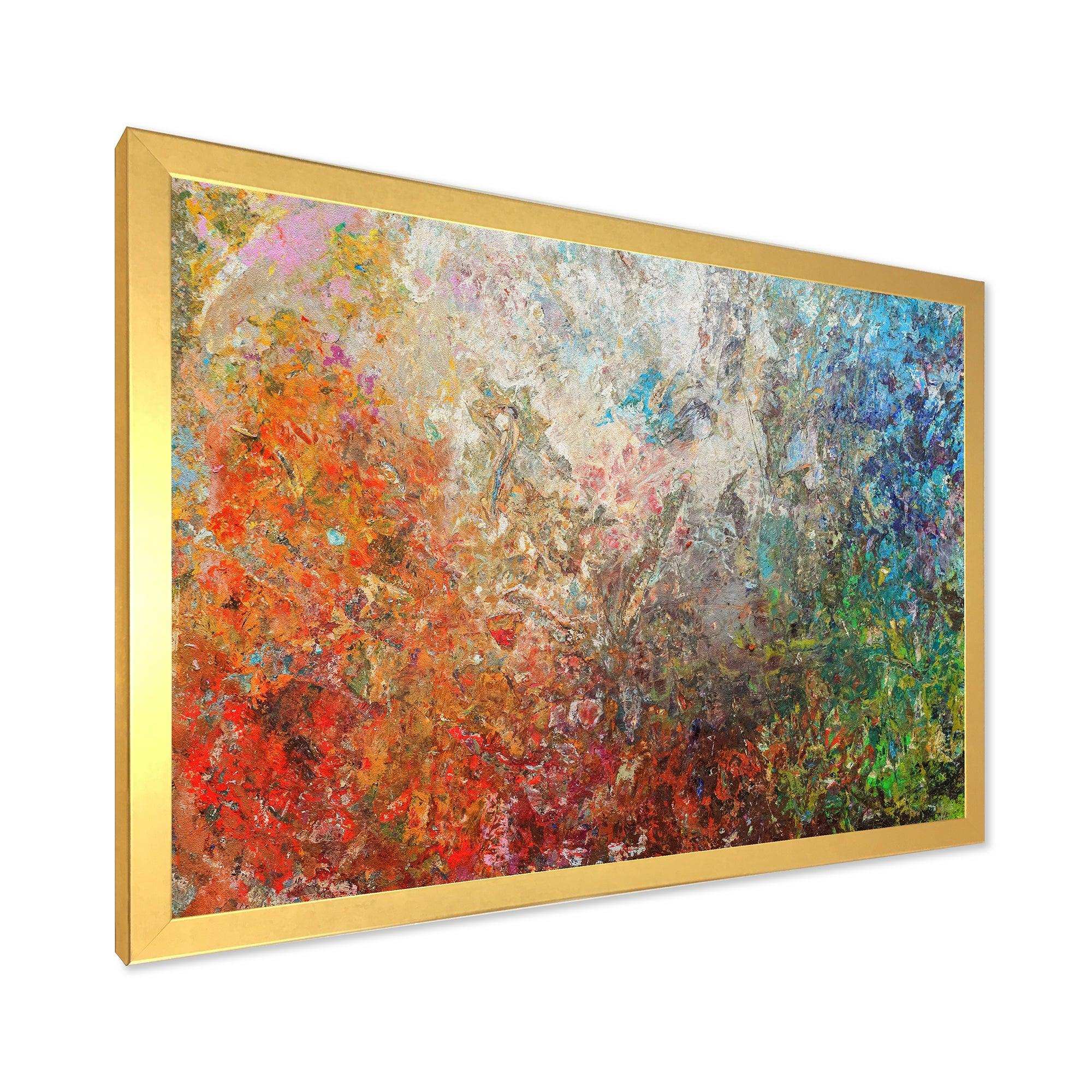 Board Stained Abstract Art