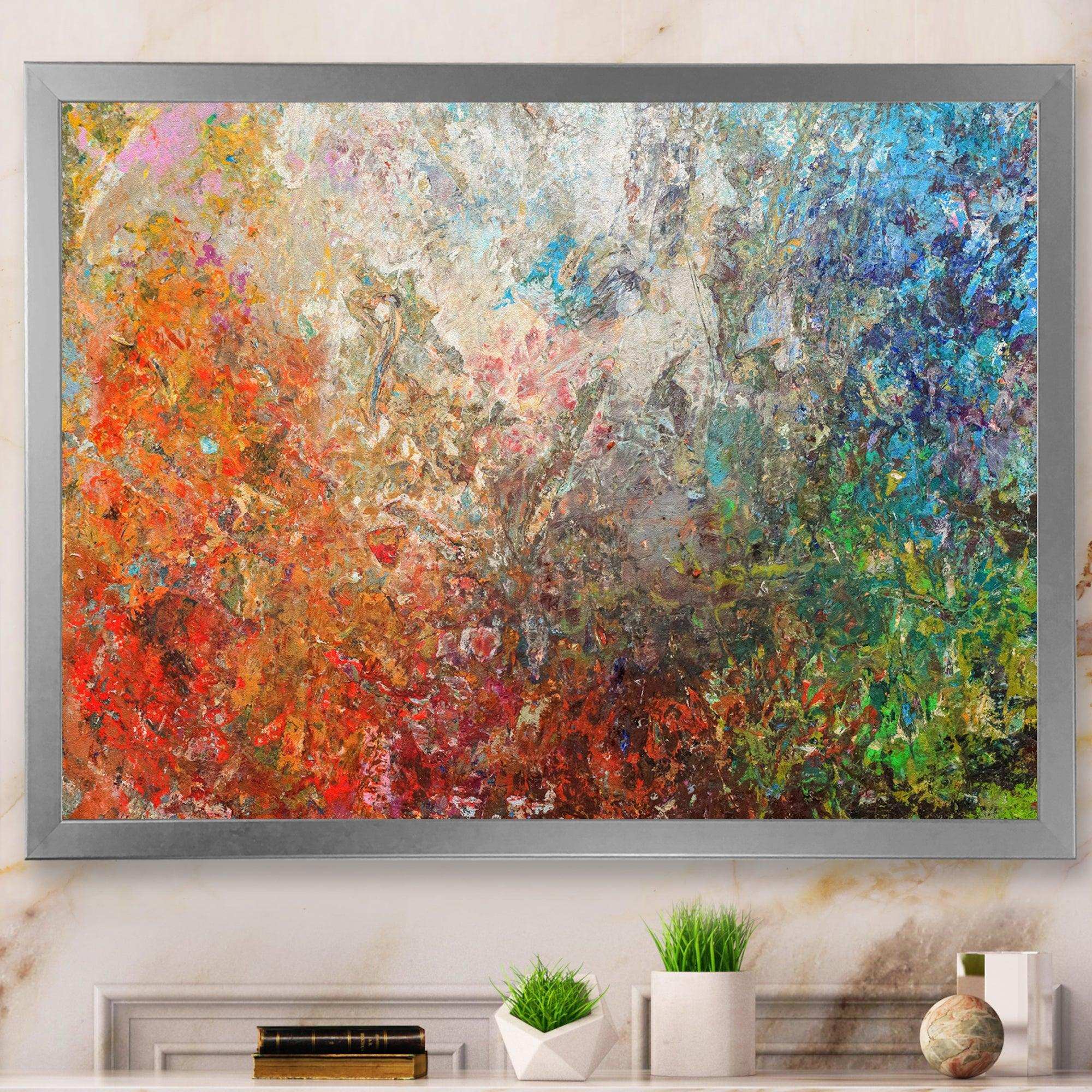 Board Stained Abstract Art