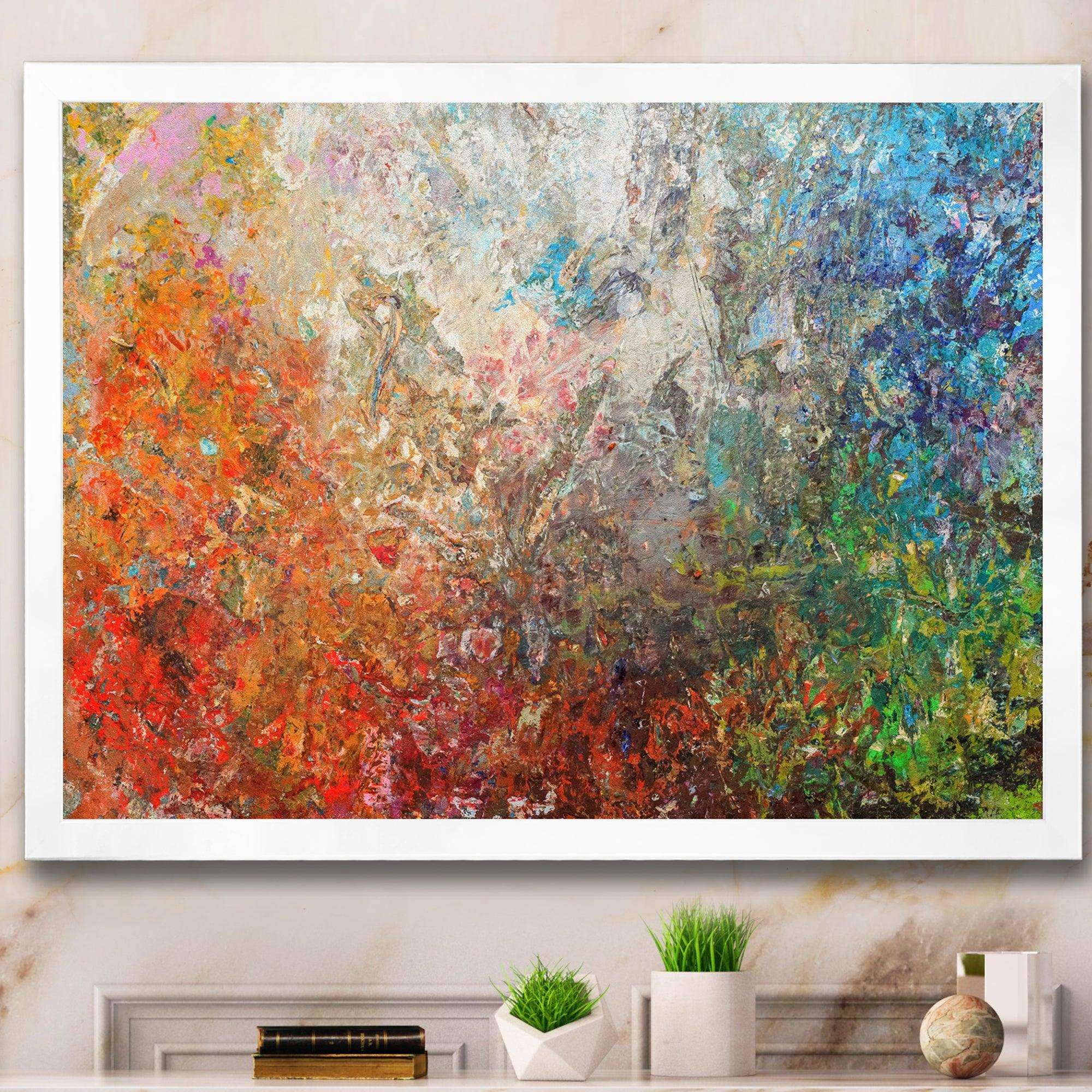 Board Stained Abstract Art