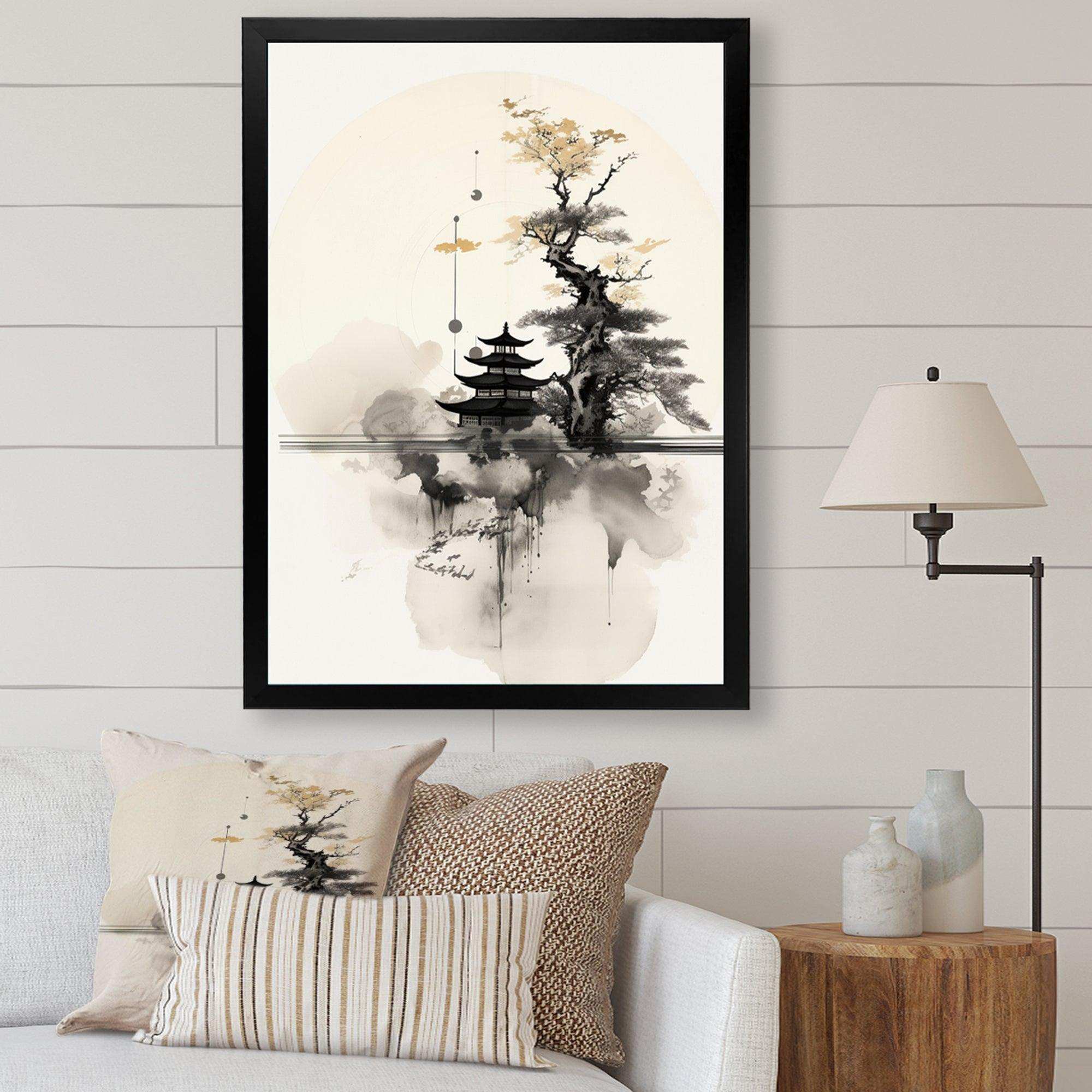 Asian Art Samurais Landscape II - People Canvas Wall Art