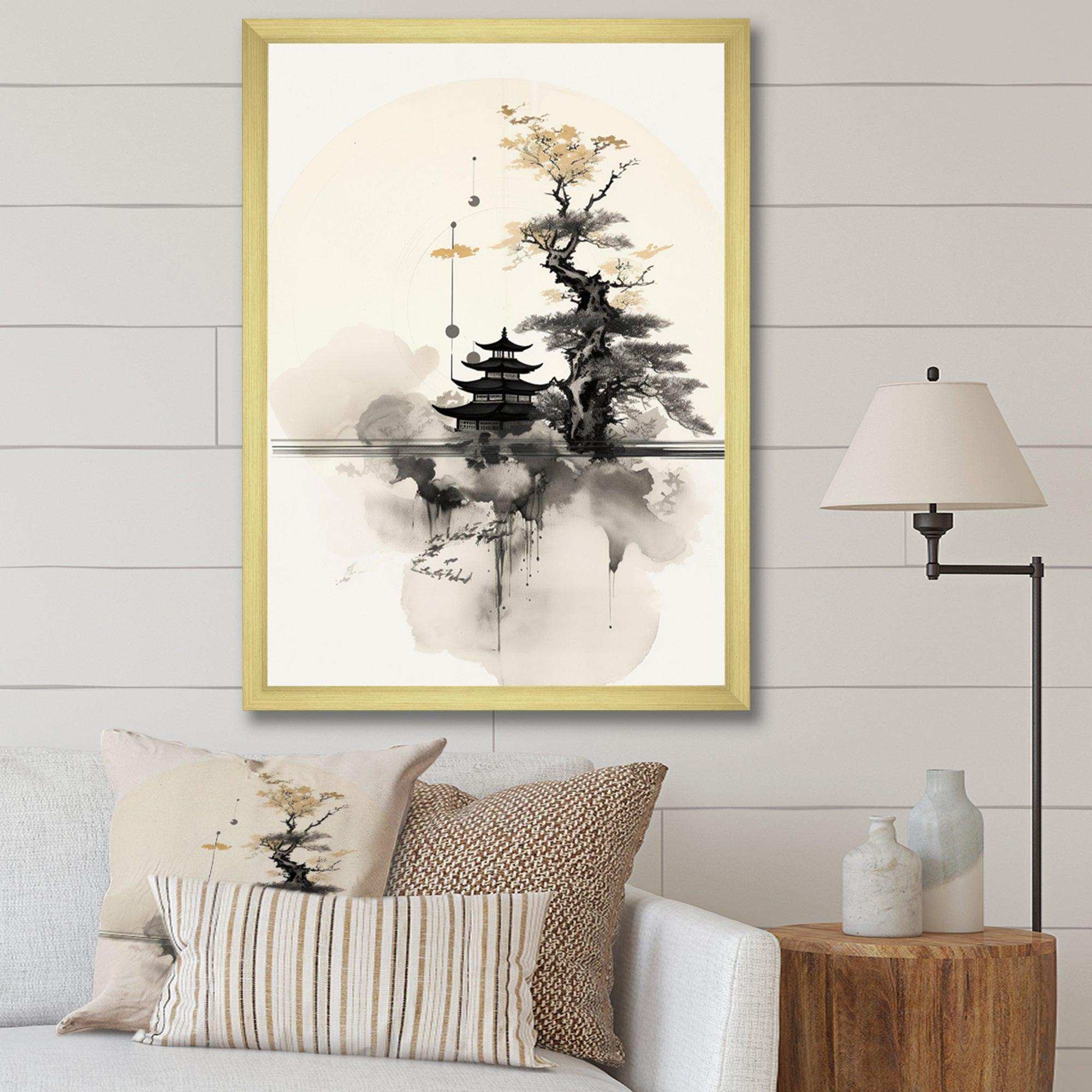 Asian Art Samurais Landscape II - People Canvas Wall Art