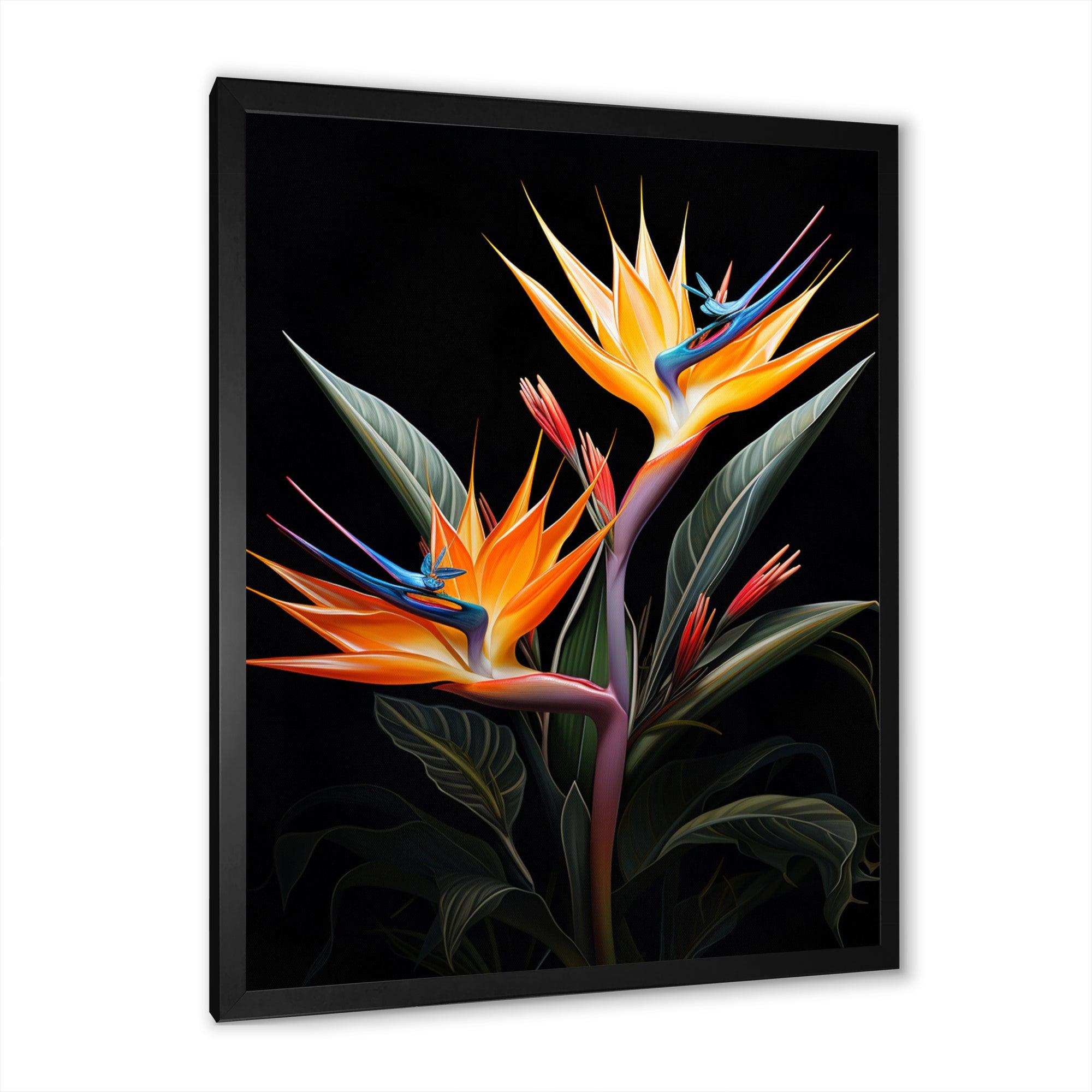 Birds Of Paradise Paradise II - Floral Canvas Wall Art